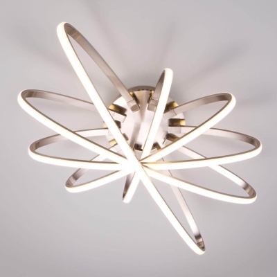 Потолочный светодиодный светильник Eurosvet 90100/5 сатин-никель