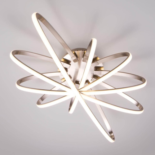 Потолочный светодиодный светильник Eurosvet 90100/5 сатин-никель