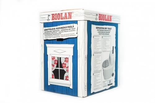 Сухой Туалет Biolan с Pазделителем, серый