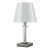 Настольная лампа Crystal Lux Nicolas LG1 Nickel/White