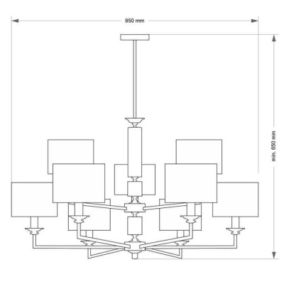 Подвесная люстра Kutek Mood Artu ART-ZW-9 (N)
