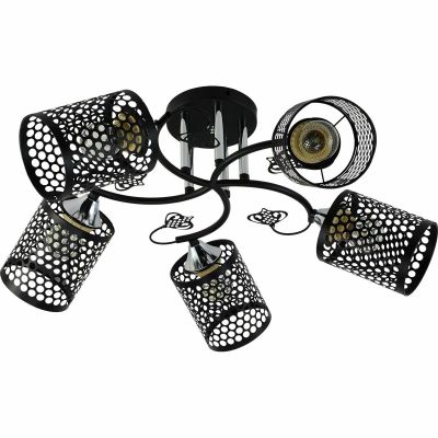 Потолочная люстра Reluce 11320-0.3-05 BK+CR