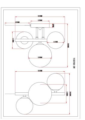 Бра Moderli Renny V10793-3W