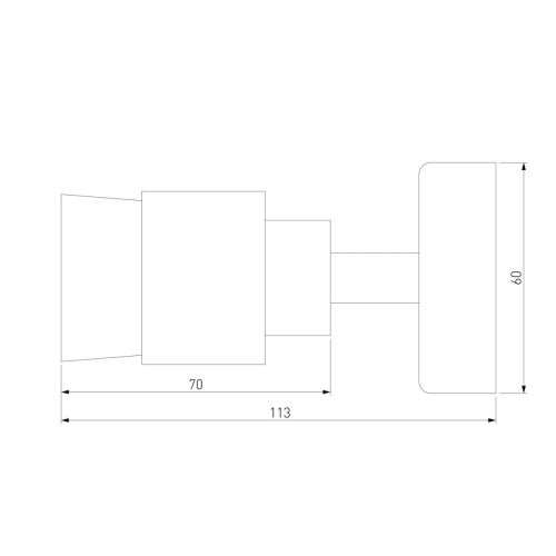 Светодиодный спот Eurosvet Plat 20125/1 белый