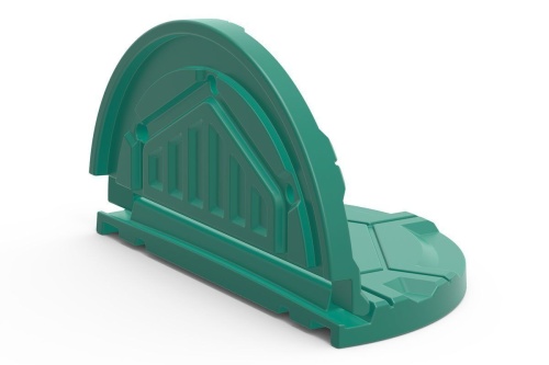 Крышка колодца «Роса» зелёная