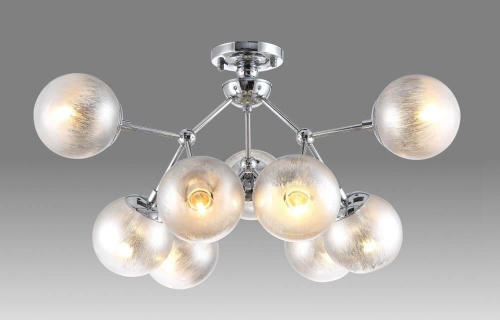 Потолочная люстра Crystal Lux Medea PL9 Chrome