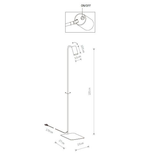 Торшер Nowodvorski Mono 7717