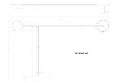 Торшер Divinare Malcone 2623/06 PN-9