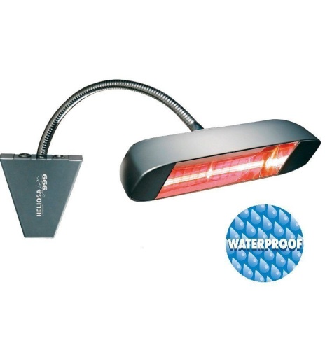 ИК-обогреватель HELIOSA 999 IPX5/1500W, черный