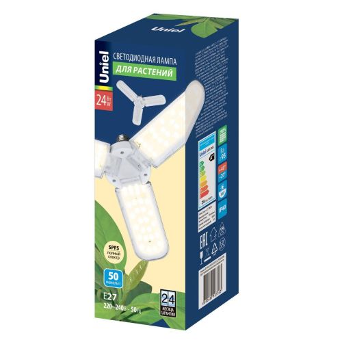 Лампа светодиодная Uniel E27 24W прозрачная LED-P65-24W/SPFS/E27/CL/P3 PLP32WH UL-00011420 Лампа светодиодная Uniel E27 24W прозрачная LED-P65-24W/SPFS/E27/CL/P3 PLP32WH UL-00011420