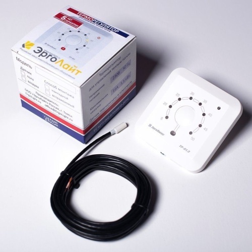 Терморегулятор ЭргоЛайт ТР-01.3ВП накладной