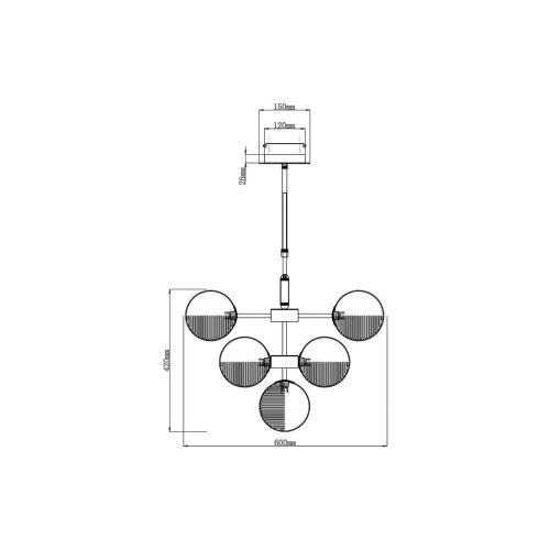 Подвесной светильник Vele Luce Amore VL5484P13