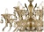 Подвесная люстра iLamp Asia 61082-8+4 BR