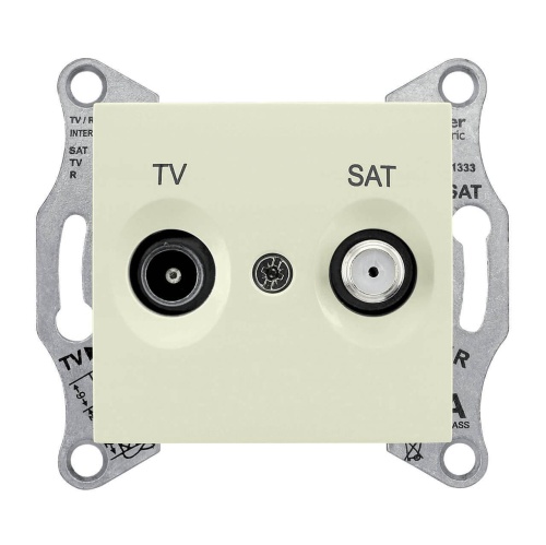 Розетка TV/SAT оконечная Schneider Electric Sedna 1dB SDN3401647