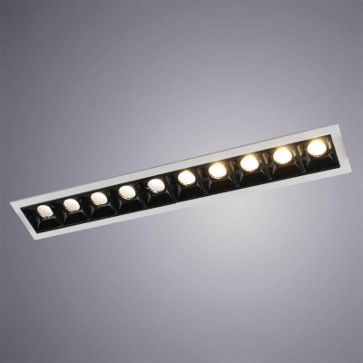 Встраиваемый светодиодный светильник Arte Lamp Grill A3153PL-10BK Встраиваемый светодиодный светильник Arte Lamp Grill A3153PL-10BK