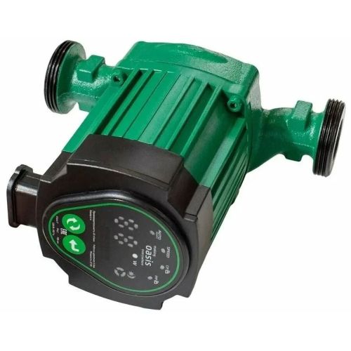 Насос циркуляционный для отопления Oasis CE-25/6 с импульсным управлением, 45 Вт, напор 6 м, 50 л/мин, с накидными гайками