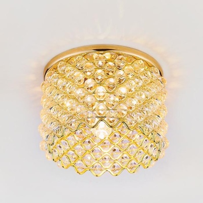 Встраиваемый светильник Ambrella light Crystal D9060 G/CL