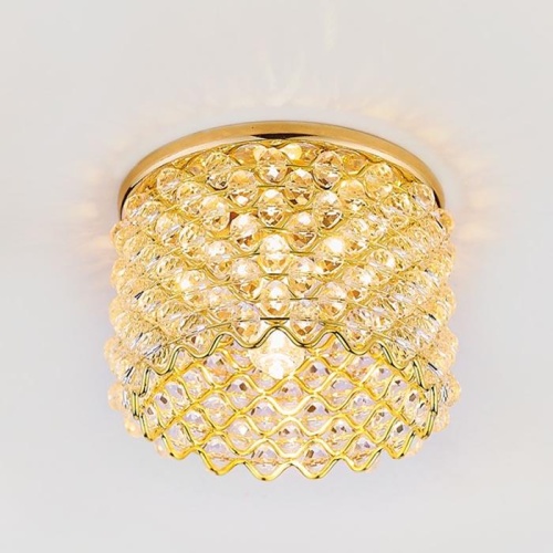 Встраиваемый светильник Ambrella light Crystal D9060 G/CL