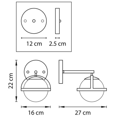 Бра Lightstar Croco 815617