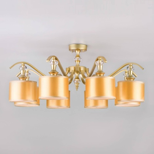 Потолочная люстра Eurosvet 60070/8 перламутровое золото