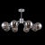 Потолочная люстра Freya Sally FR5014PL-08CH Потолочная люстра Freya Sally FR5014PL-08CH