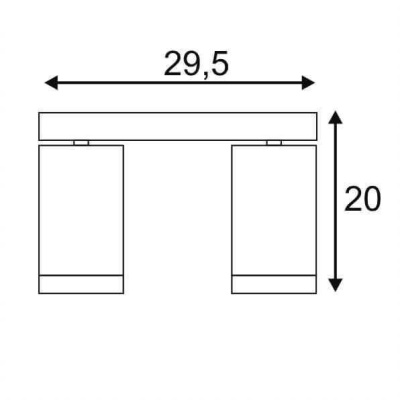Светодиодный спот SLV Bilas Double 156430