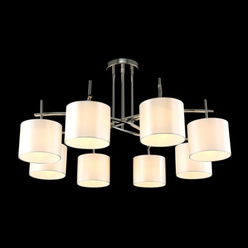 Потолочная люстра Crystal Lux Sergio PL8 Nickel