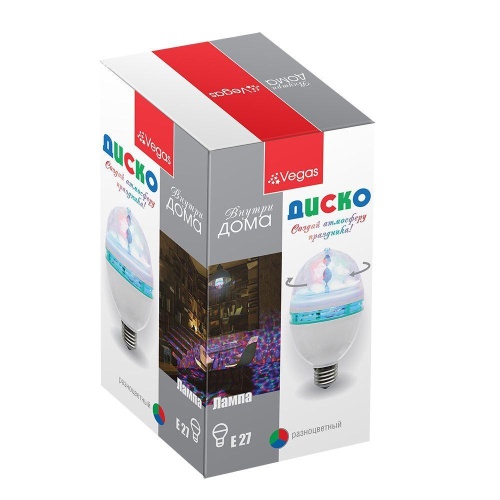 Светодиодный светильник-проектор Vegas Лампа Диско 55099