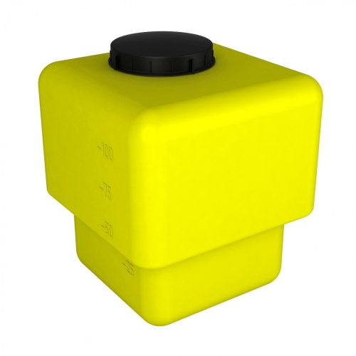 Бак промывной AGRO 120 л желтый