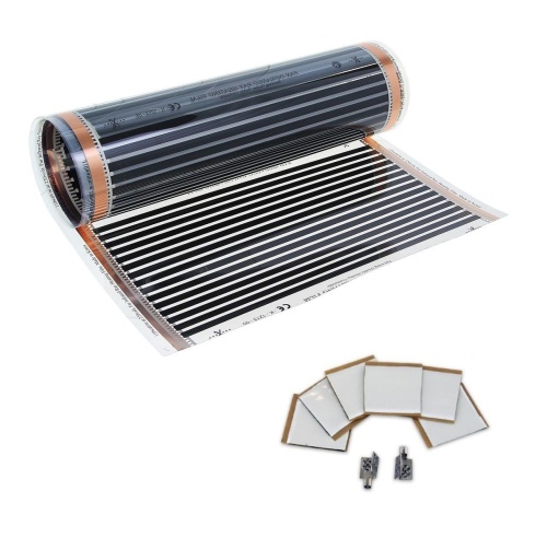 Инфракрасный пленочный теплый пол под ламинат Hot-Film 1 м2 комплект