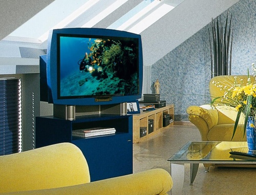 Лампа накаливания миниатюрная TV Paulmann Е14 15W синяя 81010