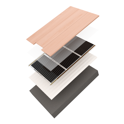 Комплект плёночного тёплого пола "Теплолюкс" SlimHeat - 220/0,5 - 1