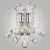 Бра Eurosvet 3299/2 хром/прозрачный хрусталь Strotskis
