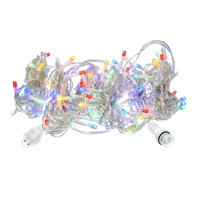 Уличная светодиодная гирлянда Vegas Занавес 24V разноцветная с мерцанием 55094