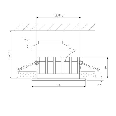 Встраиваемый светодиодный светильник Elektrostandard Combi 25069/LED a069009