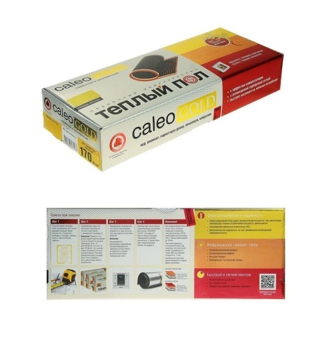 Комплект теплого пола CALEO GOLD 230-0,5-1,0 м2