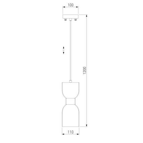 Подвесной светильник Eurosvet Tandem 50118/1 никель