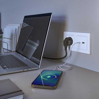 Розетка USB Werkel тип A+С белый W1171801 4690389171369