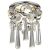 Встраиваемый светильник Ambrella light Crystal K2222 CH/CL