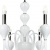 Подвесная люстра iLamp Lady 88003-6 WH Подвесная люстра iLamp Lady 88003-6 WH