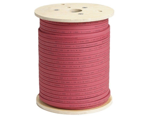 Нагревательный кабель саморегулируемый DEVI-Pipeguard 25 красный