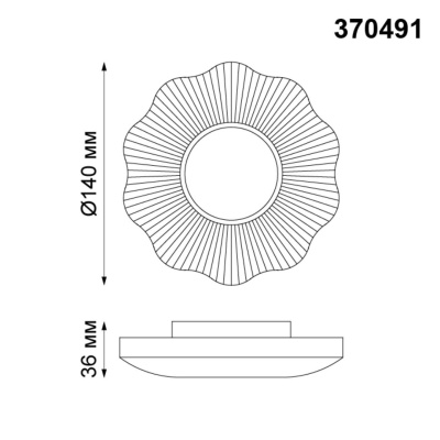 Встраиваемый светильник Novotech Spot Pattern 370491 Встраиваемый светильник Novotech Spot Pattern 370491