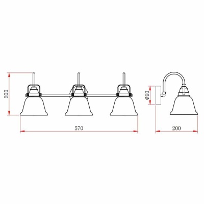 Бра Rivoli Avrora 5055-703 Б0047346