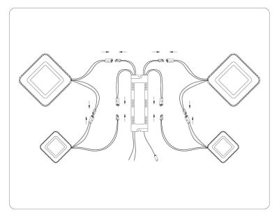 Потолочная светодиодная люстра Ambrella light Acrylica Original FA8878