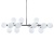 Подвесная люстра Lumina Deco Marsiada LDP 6033-16 CHR