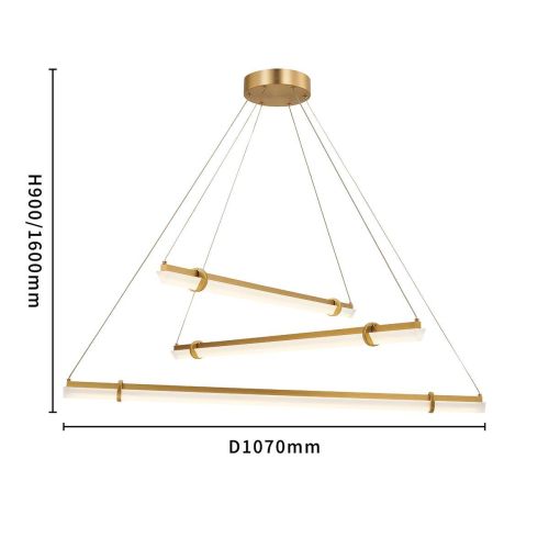 Подвесной светодиодный светильник Favourite Stav 4553-3P
