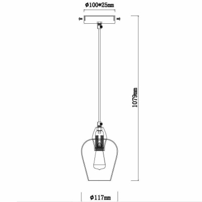 Подвесной светильник Rivoli Gera 5045-201 Б0050341