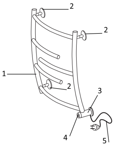 Полотенцесушитель "Теплолюкс" Savanna 50x75