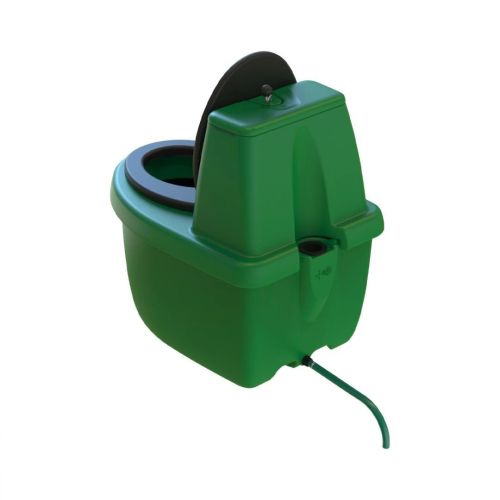 Торфяной туалет для дачи Rostok Комфорт зелёный, биотуалет для дома и дачи