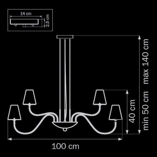 Подвесная люстра Lightstar Diafano 758164